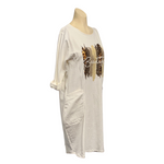 Load image into Gallery viewer, NB - Metallic Leopard Brush Stroke Tunic
