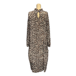 Load image into Gallery viewer, NB - Leopard Print Soft Pleat Dress
