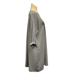 Load image into Gallery viewer, NB - Metallic Leopard Print LOVE Tunic
