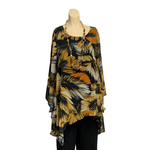 Load image into Gallery viewer, Saloos - Yellow Flora Print Top
