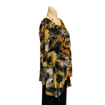 Load image into Gallery viewer, Saloos - Yellow Flora Print Top
