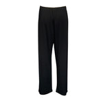 Load image into Gallery viewer, Saloos - Black Slinky Stretch Plain Trousers

