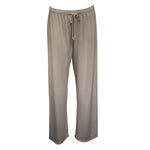 Load image into Gallery viewer, Saloos - Beige Slinky Stretch Plain Trousers
