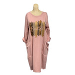 Load image into Gallery viewer, NB - Metallic Leopard Brush Stroke Tunic
