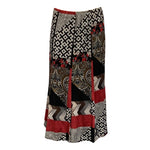 Load image into Gallery viewer, Saloos - Multicoloured Patchwork Print Lined Panelled Skirt
