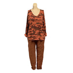 Load image into Gallery viewer, NB - Camouflage Print Soft V-Neck Top
