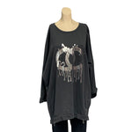 Load image into Gallery viewer, NB - Foil Chanel Inspired Logo Cotton Tunic
