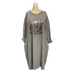 Load image into Gallery viewer, NB - Metallic Leopard Print LOVE Tunic
