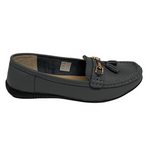 Load image into Gallery viewer, Jo &amp; Joe - Grey Tassel Loafers
