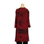 Load image into Gallery viewer, Saloos - Red Print Shirt Dress
