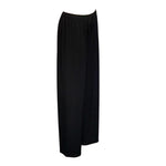Load image into Gallery viewer, Saloos - Black Slinky Stretch Plain Trousers
