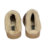 Load image into Gallery viewer, Jo &amp; Joe - Rose Gold Sparkle Fur Collar &amp; Lining Mule Slippers
