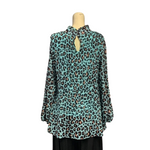 Load image into Gallery viewer, NB - Leopard Soft Pleat Print Top
