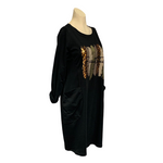 Load image into Gallery viewer, NB - Metallic Leopard Brush Stroke Tunic
