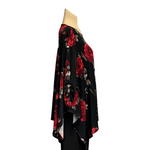 Load image into Gallery viewer, Saloos - Black Rose Print Top
