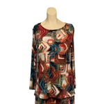 Load image into Gallery viewer, Saloos - Multicoloured Geo Printed Top
