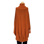 Load image into Gallery viewer, NB - Turtle Neck Jumper Poncho Top with pockets
