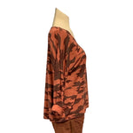 Load image into Gallery viewer, NB - Camouflage Print Soft V-Neck Top

