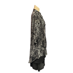 Load image into Gallery viewer, Saloos - Grey Animal Print Jacket with Layered Dress
