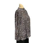 Load image into Gallery viewer, NB - Leopard Soft Pleat Print Top
