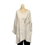 Load image into Gallery viewer, NB - Plain Cotton Top with Writing
