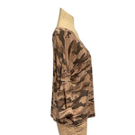 Load image into Gallery viewer, NB - Camouflage Print Soft V-Neck Top

