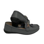 Load image into Gallery viewer, Jo &amp; Joe - Grey Tassel Loafers

