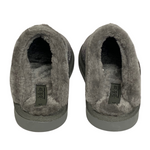 Load image into Gallery viewer, Jo &amp; Joe - Silver Sparkle Fur  Collar &amp; Lining Mule Slippers
