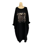 Load image into Gallery viewer, NB - Metallic Leopard Print LOVE Tunic
