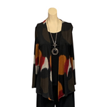 Load image into Gallery viewer, Saloos - Mustard Texture Jacket With Inset &amp; Necklace
