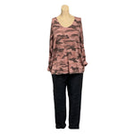Load image into Gallery viewer, NB - Camouflage Print Soft V-Neck Top
