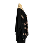 Load image into Gallery viewer, Saloos - Pink Diagonal Floral Chiffon Top
