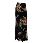 Load image into Gallery viewer, Saloos - Taupe Feather Print Fully Lined Panelled Skirt
