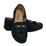 Load image into Gallery viewer, Jo &amp; Joe - Navy Tassel Loafers
