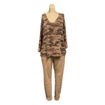 Load image into Gallery viewer, NB - Camouflage Print Soft V-Neck Top
