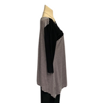 Load image into Gallery viewer, Saloos - Black Stripe Top with Necklace
