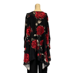 Load image into Gallery viewer, Saloos - Black Rose Print Top
