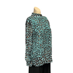 Load image into Gallery viewer, NB - Leopard Soft Pleat Print Top
