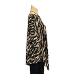 Load image into Gallery viewer, Saloos - Brown Tiger Print Top with Necklace
