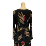 Load image into Gallery viewer, Saloos - Taupe feather Print Top
