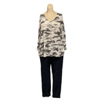Load image into Gallery viewer, NB - Camouflage Print Soft V-Neck Top
