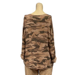 Load image into Gallery viewer, NB - Camouflage Print Soft V-Neck Top
