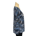 Load image into Gallery viewer, NB - V Neck Camouflage Print Top
