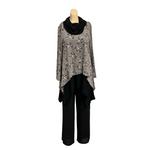 Load image into Gallery viewer, Saloos - Grey floral Embossed Print Top
