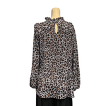 Load image into Gallery viewer, NB - Leopard Soft Pleat Print Top
