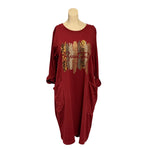 Load image into Gallery viewer, NB - Metallic Leopard Brush Stroke Tunic
