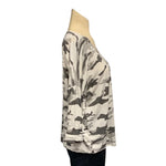 Load image into Gallery viewer, NB - Camouflage Print Soft V-Neck Top
