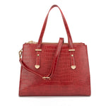 Load image into Gallery viewer, LYDC - Red Crocodile Skin Handbag

