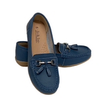 Load image into Gallery viewer, Jo &amp; Joe - Denim Tassel Loafers
