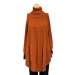 Load image into Gallery viewer, NB - Turtle Neck Jumper Poncho Top with pockets
